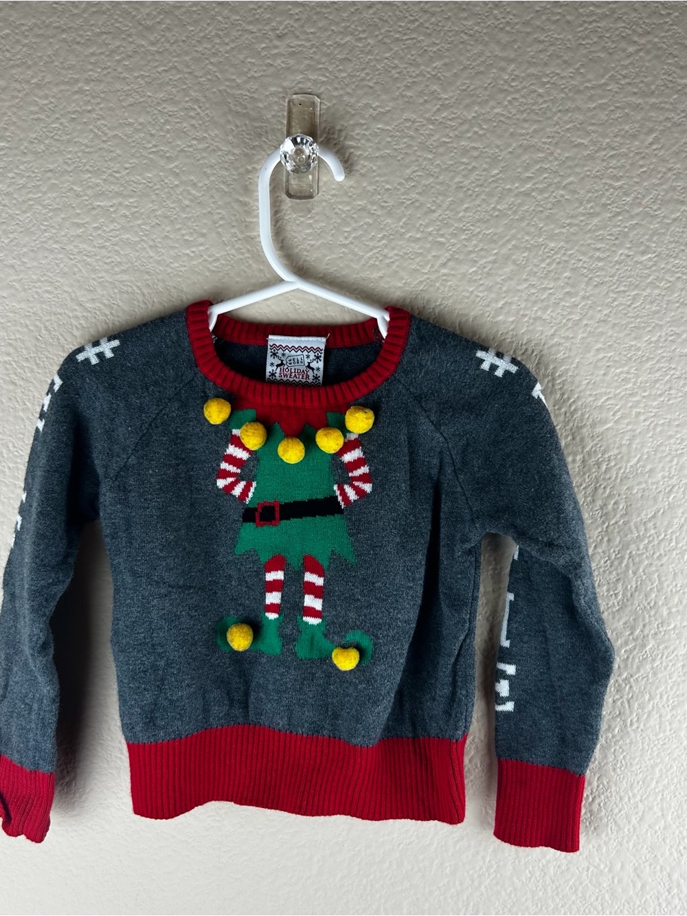 Holiday Sweater Elfie Size 18 mo